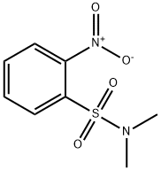 N,N-二甲基-2-硝基苯磺酰胺 结构式