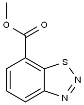 Methyl 1,2,3-benzothiadiazole-7-carboxylate 结构式