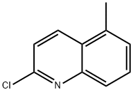2-氯-5-甲基喹啉 结构式
