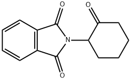 2-(2-氧代环己基)-1H-异吲哚-1,3(2H)-二酮 结构式