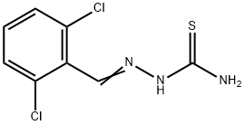 2,6-DICHLOROBENZALDEHYDE THIOSEMICARBAZONE 结构式