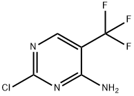 2-chloro-5-(trifluoromethyl)pyrimidin-4-amine 结构式