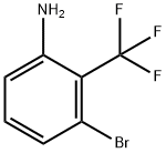 3-溴-2-三氟甲基苯胺 结构式