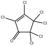 HEXACHLORO-2-CYCLOPENTEN-1-ONE 结构式