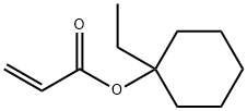 1-乙基丙稀酸环己酯 结构式