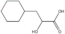 3-环己基-2-羟基丙酸 结构式