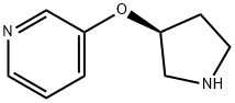 (S)-3-(pyrrolidin-3-yloxy)pyridine 结构式