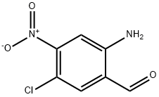 2-氨基-5-氯-4-硝基-苯甲醛 结构式