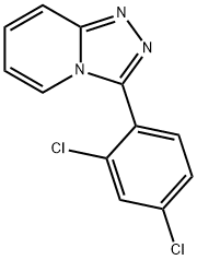 3-(2,4-Dichlorophenyl)-[1,2,4]triazolo[4,3-a]pyridine 结构式