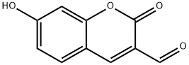 7-羟基-2-氧代-2H-色烯-3-甲醛 结构式