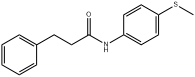 4'-(METHYLTHIO)-3-PHENYLPROPIONANILIDE 结构式