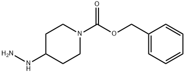 4-肼基哌啶-1-羧酸苄基酯 结构式