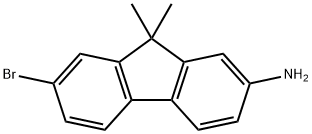 7-溴-9,9-二甲基-9H-芴-2-胺 结构式