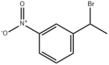 1-(1-溴乙基)-3-硝基苯 结构式