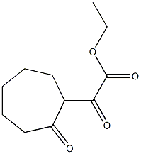 氧代-(2-氧代环庚基)乙酸乙酯 结构式