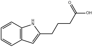 吲哚-2-丁酸 结构式