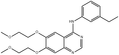 厄洛替尼杂质 结构式