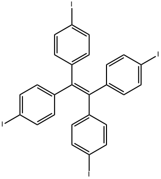 四(4-碘苯)乙烯 结构式