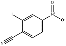 2-碘-4-硝基苄腈 结构式