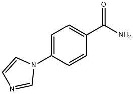 4-(1H-咪唑-1-基)苯甲酰胺 结构式