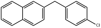 2-(4-Chlorobenzyl)naphthalene 结构式