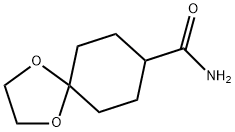 1,4-二氧杂螺(4,5)癸烷-8-甲酰胺 结构式