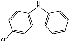 6-氯-9H-Β-咔啉 结构式