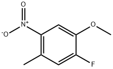 2-Fluoro-4-methyl-5-nitroanisole 结构式