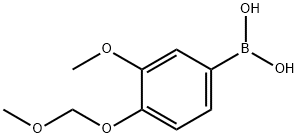 3-Methoxy-4-(methoxymethoxy)phenylboronic acid 结构式