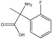 2-氨基-2-(2-氟苯基)丙酸 结构式