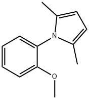 1-(2-甲氧基苯基)-2,5-二甲基-1H-吡咯 结构式
