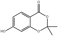 7-Hydroxy-2,2-dimethyl-4H-benzo[d][1,3]dioxin-4-one 结构式