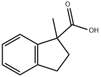 1-甲基-2,3-二氢-1H-茚-1-羧酸 结构式