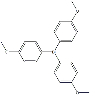 TRIS(4-METHOXYPHENYL)BISMUTHINE 结构式