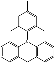 9-(2,4,6-TRIMETHYL-PHENYL)-9,10-DIHYDRO-9-BORA-ANTHRACENE 结构式