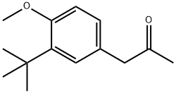 1-(3-(tert-Butyl)-4-methoxyphenyl)propan-2-one 结构式