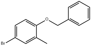 2-苄氧基-5-溴甲苯 结构式