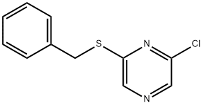 2-(苯甲基巯基)-6-氯吡嗪 结构式