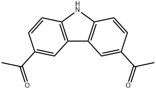 1,1'-(9H-咔唑-3,6-二基)双(乙-1-酮) 结构式