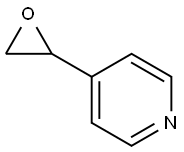 4-(环氧乙烷-2-基)吡啶 结构式