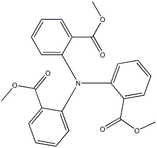TRIMETHYL 2,2',2''-NITRILOTRIBENZOATE 结构式