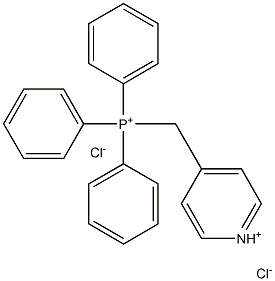 4-[(TRIPHENYLPHOSPHONIO)METHYL]PYRIDINIUM CHLORIDE 结构式