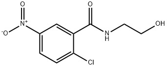 2-Chloro-N-(2-hydroxyethyl)-5-nitrobenzamide 结构式