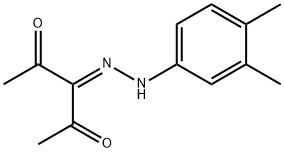 3-[2-(3,4-dimethylphenyl)hydrazinylidene]pentane-2,4-dione 结构式