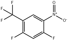 2,4-Difluoro-5-nitrobenzotrifluoride 结构式