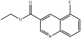 5-氟喹啉-3-甲酸乙酯 结构式