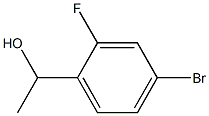 1-(4-溴-2-氟苯基)乙醇 结构式
