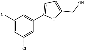 (5-(3,5-dichlorophenyl)furan-2-yl)methanol 结构式