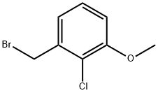 1-(Bromomethyl)-2-chloro-3-methoxybenzene 结构式