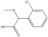 2-(2-氯苯基)-2-甲氧基乙酸 结构式